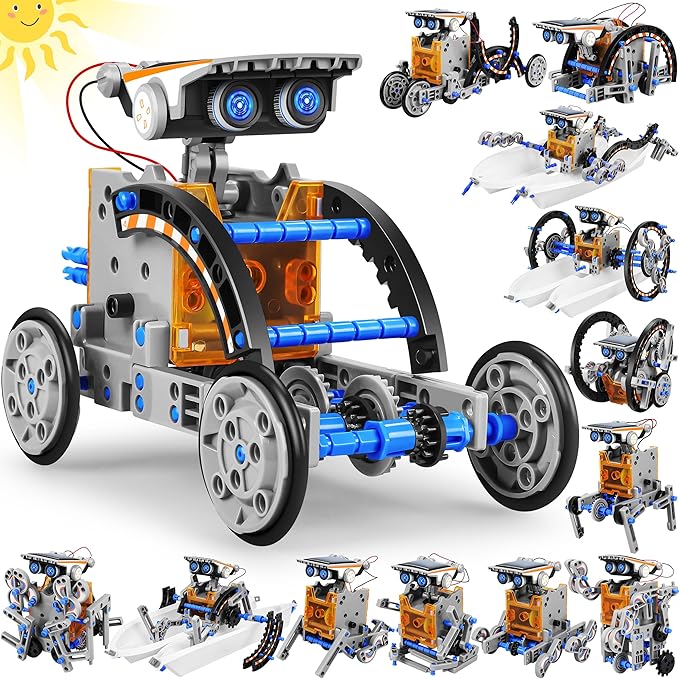 STEM 13-in-1 Education Solar Power Robots Toys by Bottleboom