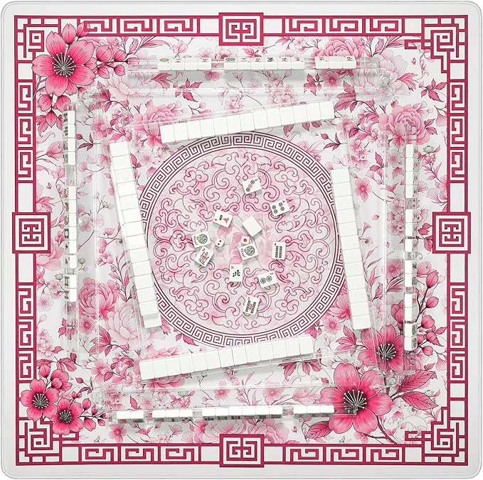 Mahjong Mat for Table 33x33 Inch, Noise-Reducing American Mahjong Mat, Mahjong - Image 6
