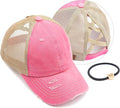 C.C Ponycap Messy High Bun Ponytail Adjustable Glitter Mesh Trucker Baseball Cap