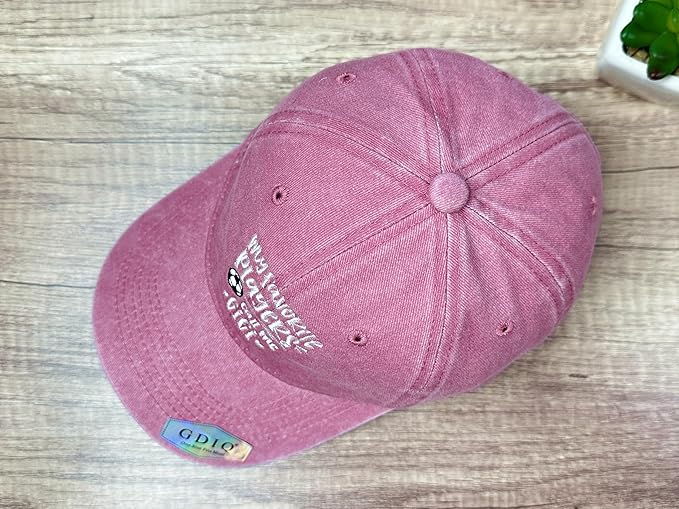 Adjustable Embroidery Baseball Hat for Men Women