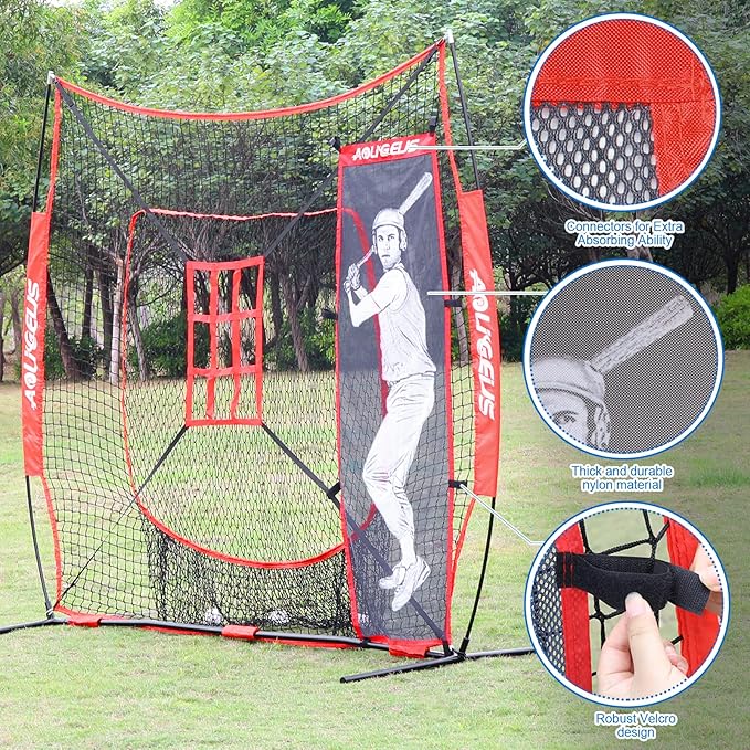 Baseball Softball Batter Dummy,Pitching Target,with Adjustable Strike Zone Attachment,Pitching Aid for Improved Accuracy