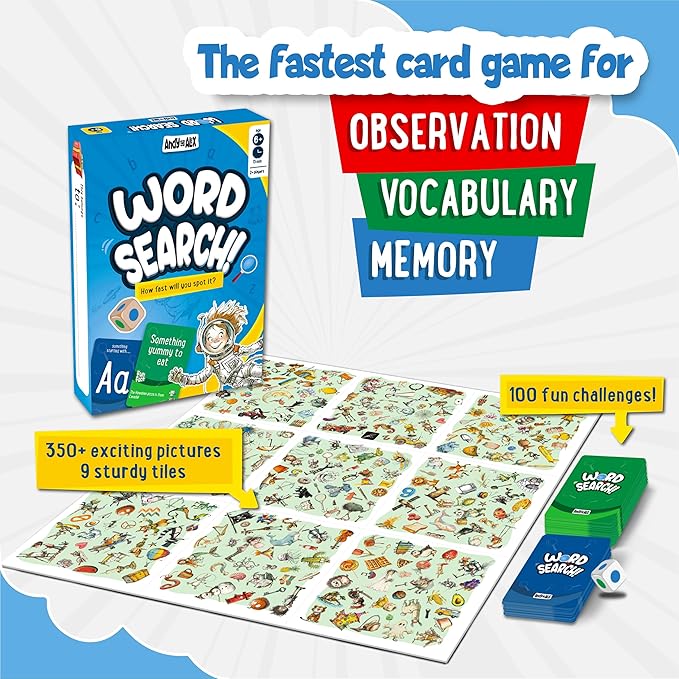 Fun Spot The Word Card Game, for Boys and Girls Who Love Educational Toys and - Image 4