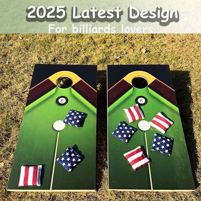 4×2FT Cornhole Board Set, Wooden Corn Hole Games - Image 5