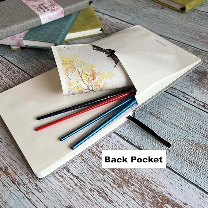 tumuarta Watercolor Journal, 140 LB, 300 GSM, Cotton Paper, Cold Press - Image 6