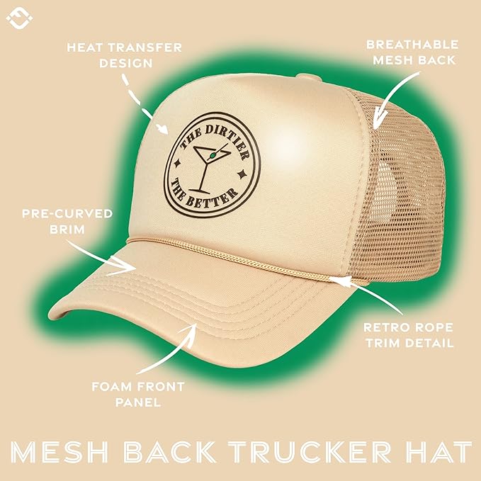 Funky Junque Premium Mesh Snapback Trucker Hat - Stylish Comfort for All - Patriotic, Humor & More