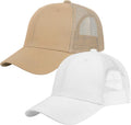 Falari Trucker Hat Baseball Cap Structured Plain Design 6 Panel, Adjustable Size