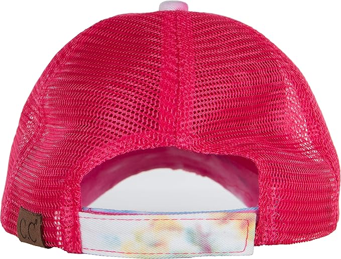 Funky Junque Trucker Hat for Women – Distressed Low Profile Western Camo Baseball Cap with Mesh, Trendy and Adjustable Fit