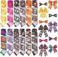 12 Rolls 60 Yards Day of The Dead Wired Edge Ribbons Black Purple Sugar Skull by Unknown