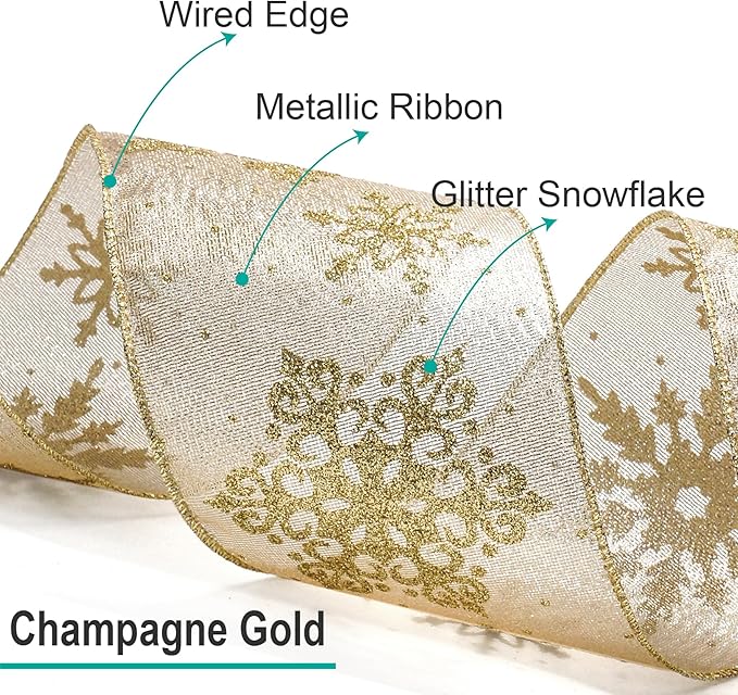 CT CRAFT LLC Champagne Gold Metallic Fabric - Image 3