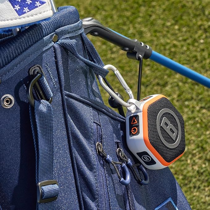 Bushnell Golf Wingman Mini Bluetooth Speaker with GPS Orange