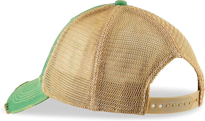 Vintage Distressed Baseball Cap – Unstructured Fit Adjustable Snapback Hat for Men & Women