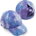 C.C Ponycap Messy High Bun Ponytail Adjustable Glitter Mesh Trucker Baseball Cap