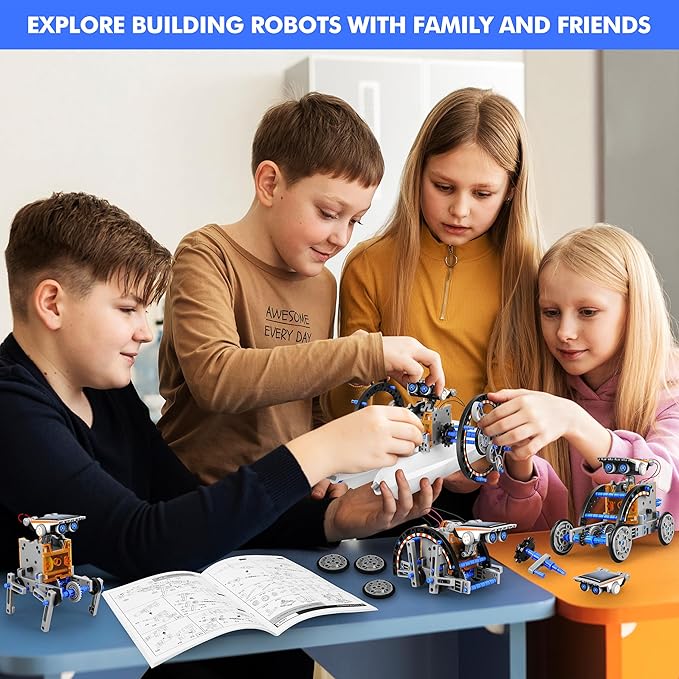 STEM 13-in-1 Education Solar Power Robots Toys - Image 6
