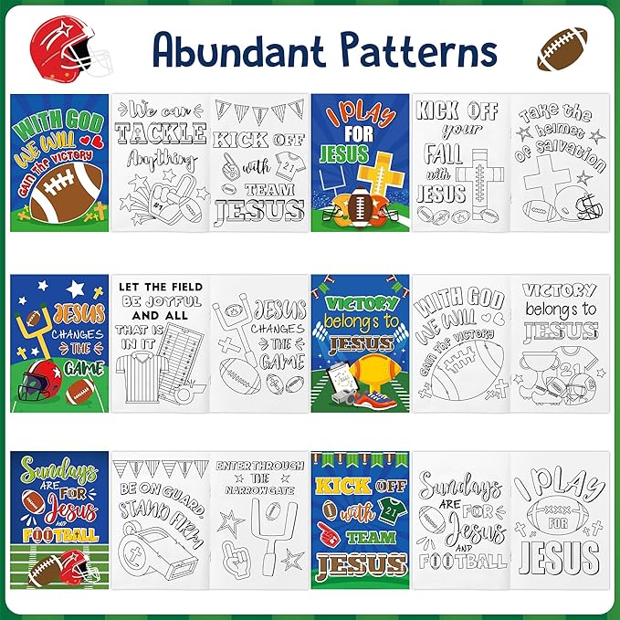 JAPBOR Football Coloring Books for Kids - Image 3