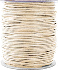 Mandala Crafts 1.5mm 109 Yards Cream Cotton Waxed Cord by MandalaCrafts