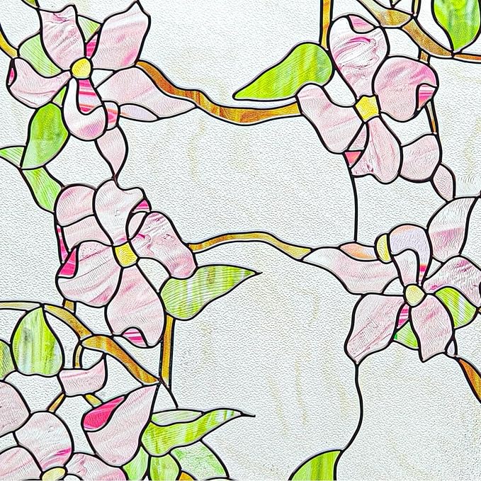 3D Stained Glass Window Film, Decorative Window Privacy Film - Image 2