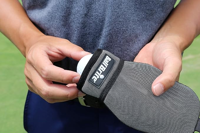 BallBrite Portable Golf Ball Cleaner — Patented Pocket Washer for the Putting Green — Moisture-Lock Technology — Machine Washable — Golf Gift for Men and Women