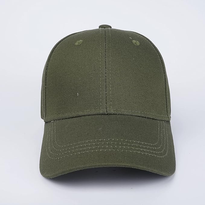 LANGZHEN Unisex Baseball Cap 100% Cotton Fits Men Women Washed Denim Adjustable Dad Hat