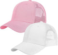 Falari Trucker Hat Baseball Cap Structured Plain Design 6 Panel, Adjustable Size
