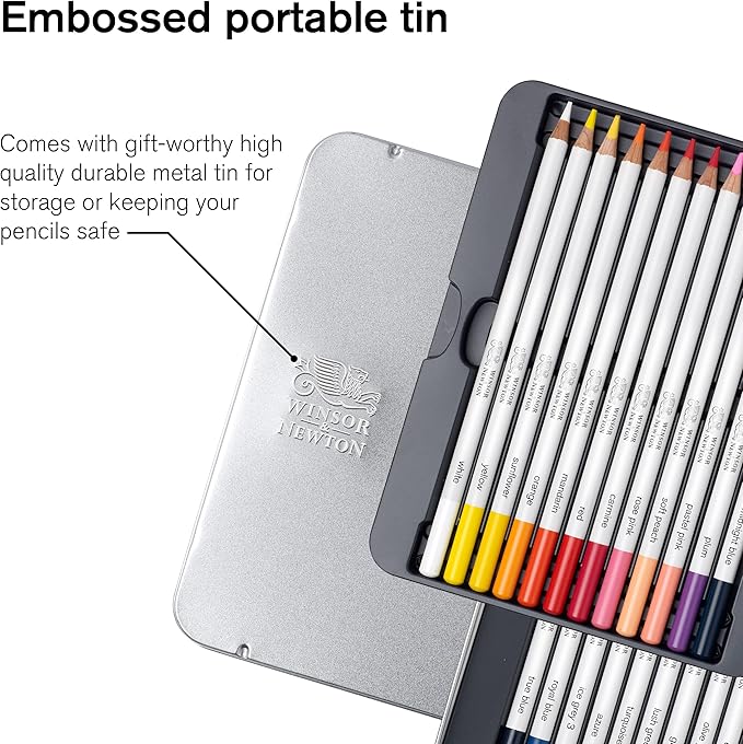 Winsor & Newton Studio Collection Artist Pencils, Watercolor Pencils - Image 6