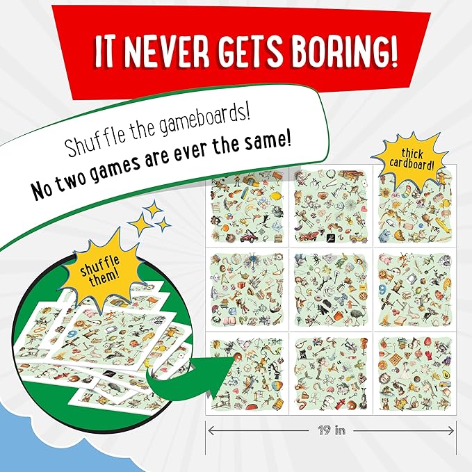 Fun Spot The Word Card Game, for Boys and Girls Who Love Educational Toys and - Image 3