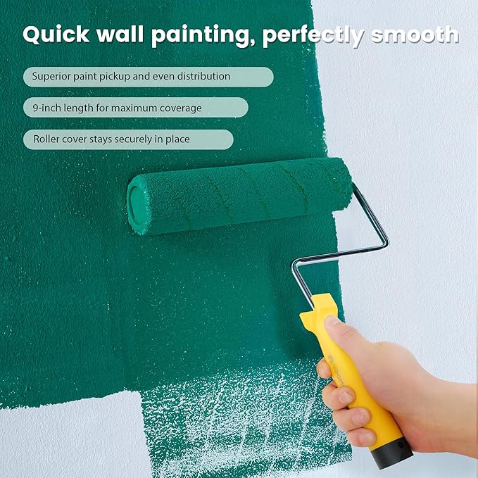 VOOMEY 9 Inch Foot-Operated Paint Tray，Paint Roller Frame - Image 5