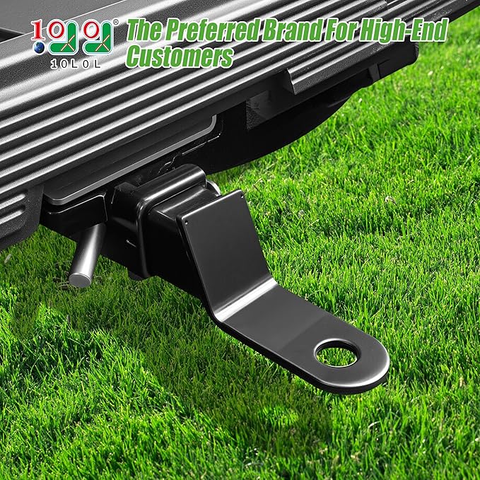 10L0L Golf Cart Bumper Trailer Hitch Suitable for Club Car DS Models,Trailer Hitch Fit for Golf Cart Backseat Footrest