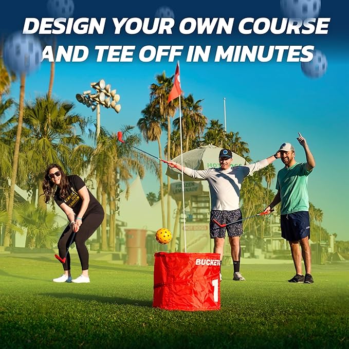 bucketgolf Game The Original Ultimate Backyard Lawn Golf Game - Image 3