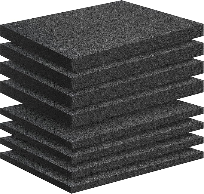 8 Pack Polyethylene Foam Pads for Packing Foam Sheets 2 Size Cuttable High by Joewuzun