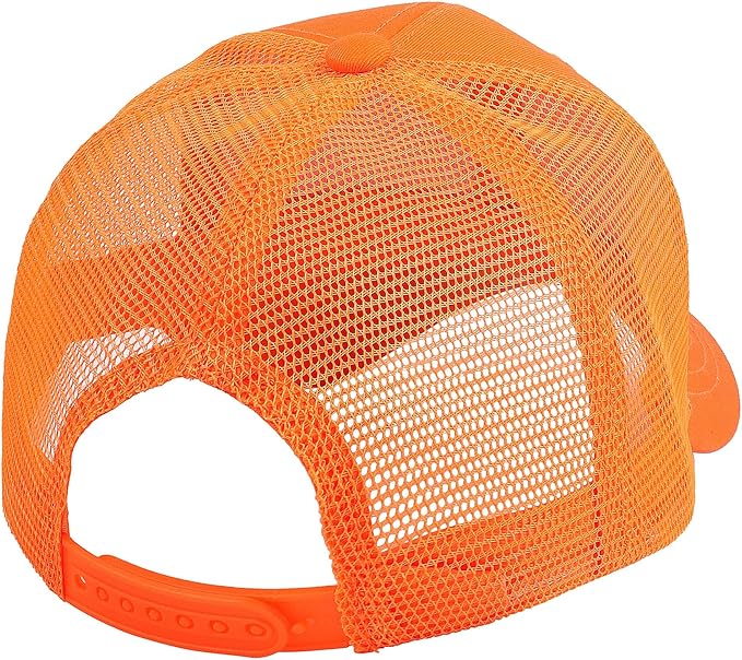 Falari Trucker Hat Baseball Cap Structured Plain Design 6 Panel, Adjustable Size