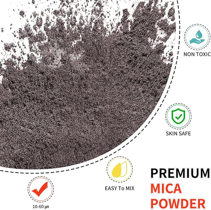 Mica Powder - 100g Mica Powder for Epoxy Resin - Metallic Color Pigment for - Image 2