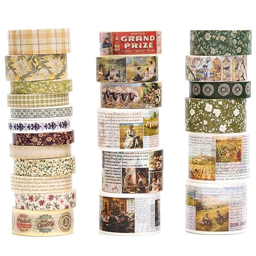 Vintage Washi Tape Set by Songdao