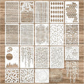 Cubist Mixed Media Layering Stencils by Yhliua