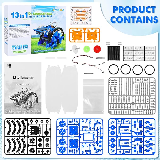 STEM 13-in-1 Education Solar Power Robots Toys - Image 6