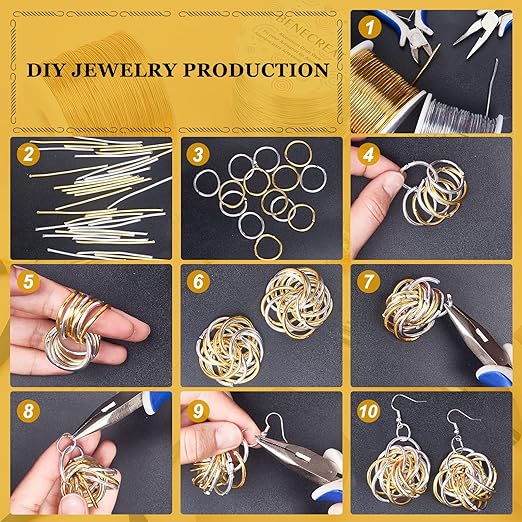 BENECREAT 9 12 15 18 20 Gauge Brown Aluminum Wire Anodized Craft Making Beading - Image 5