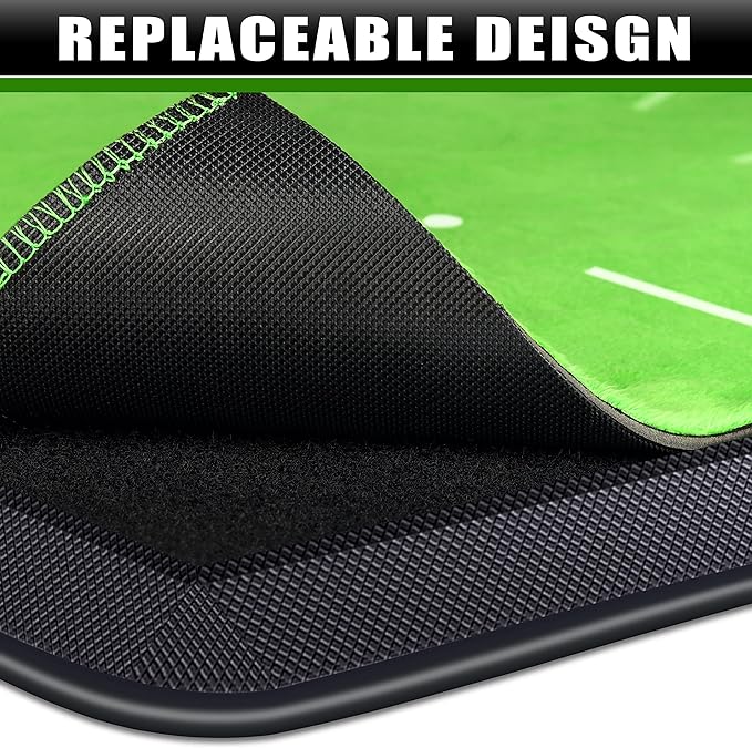 CHAMPKEY Heavy-Duty Golf Hitting Mat - Swing Path Feedback Golf Practice Mat - Ideal for Indoor and Outdoor Training
