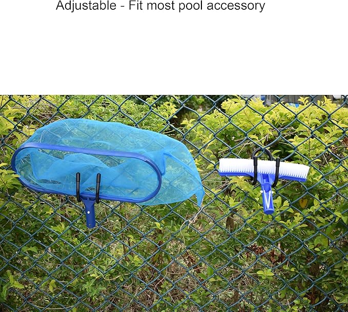 YYST Fence Helmet Gloves Hanger Holder Dugout Organizer - Organize Your Helmets and Gloves Off The Ground － Softball & Baseball Sports Equipment Caddy - No Helmet