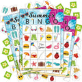 Summer Bingo Cards, Summer Party Games Bingo Cards by Disfuco