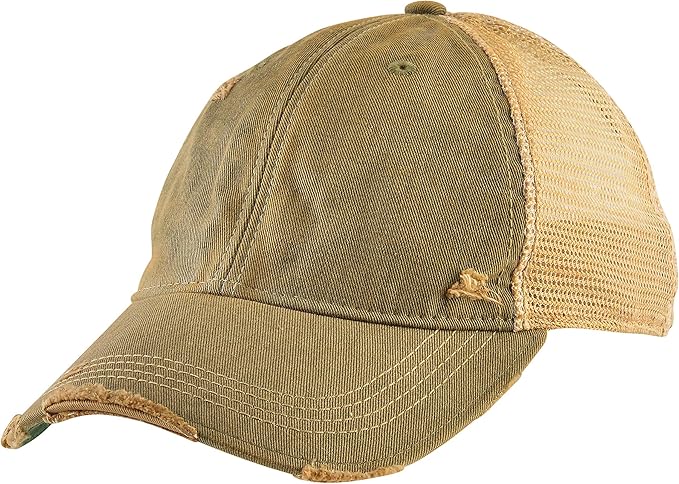 Vintage Distressed Baseball Cap – Unstructured Fit Adjustable Snapback Hat for Men & Women