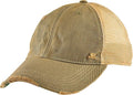 Vintage Distressed Baseball Cap – Unstructured Fit Adjustable Snapback Hat for Men & Women