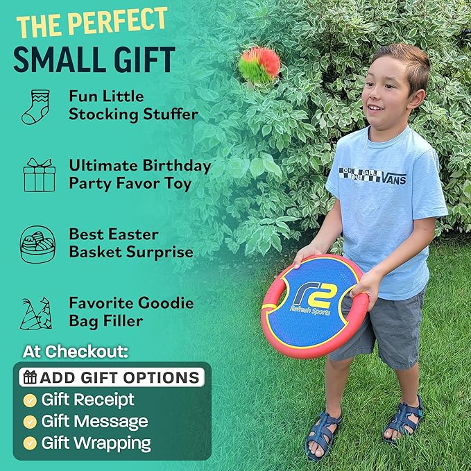 Fun Bouncy Paddle & Stringy Ball Toss & Catch Game - Image 5