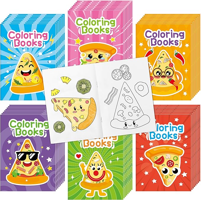 JAPBOR Pizza Coloring Book by JAPBOR