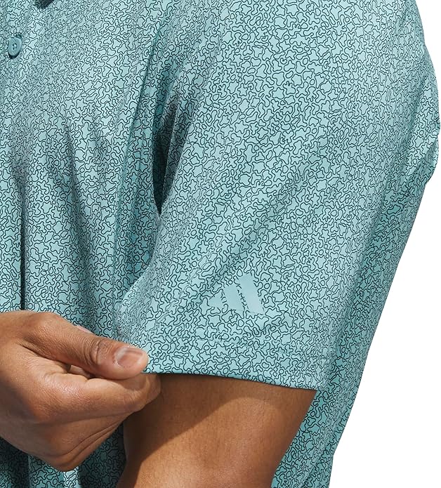 adidas Mens Ultimate365 Mini Bunker Polo Shirt