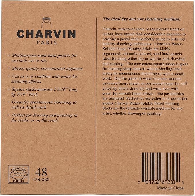 Charvin Artist Colored Chalk Pastels - Image 6