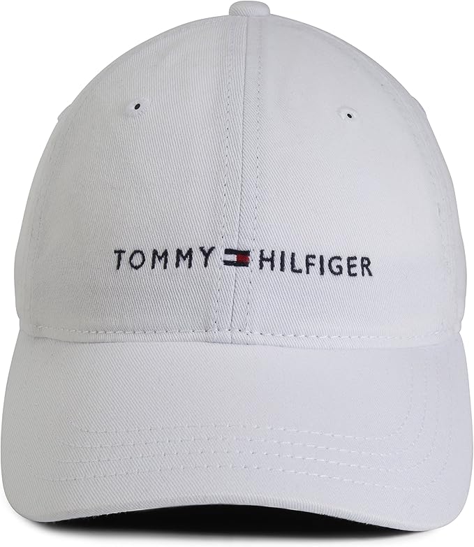 Tommy Hilfiger Men's Cotton Logo Adjustable Baseball Cap