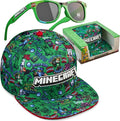 Get Trend Pokemon | Minecraft | Fortnite | Super Mario Kids Baseball Cap, Sunglasses Set UV Protection, Gamer Gifts for Boys