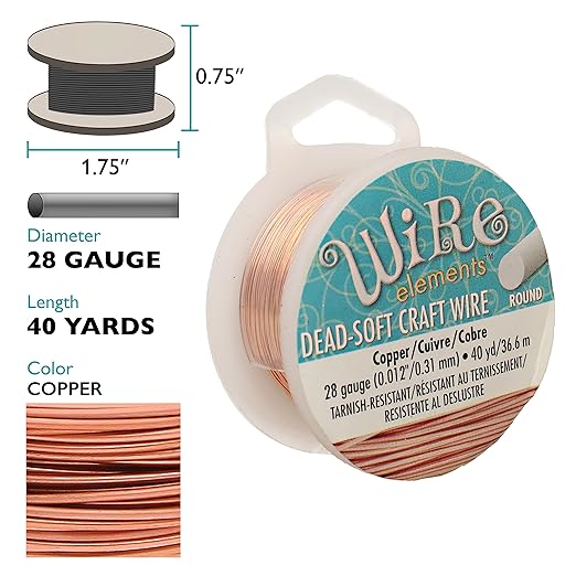 The Beadsmith Wire Elements Craft Wire – Tarnish Resistant, Soft Temper - Image 2