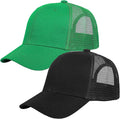 Falari Trucker Hat Baseball Cap Structured Plain Design 6 Panel, Adjustable Size