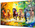 SpiritualHands Horse Glass Wall Art Oil Painting by SpiritualHands