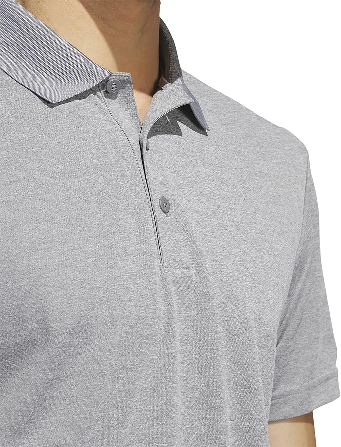 adidas Men's Performance Heathered Polo Shirt